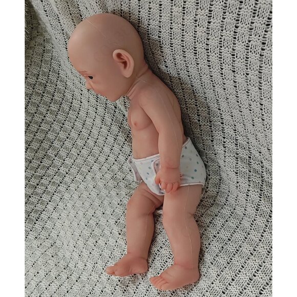 43cm Elf Doll 4.4lbs Full Body Platinum Silicone BabyGirl Doll Open Eyes Newborn - Picture 6 of 16